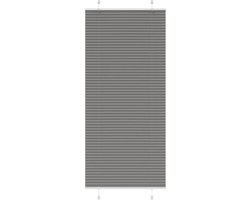 vidaXL - Plissé - rolgordijn - 95x200 - cm - stofbreedte - 94,4 - cm - antraciet