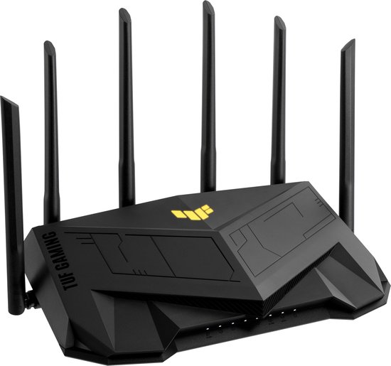 ASUS TUF Gaming AX6000 - Gaming extendable router - 4G / 5G Router vervanger - WiFi 6