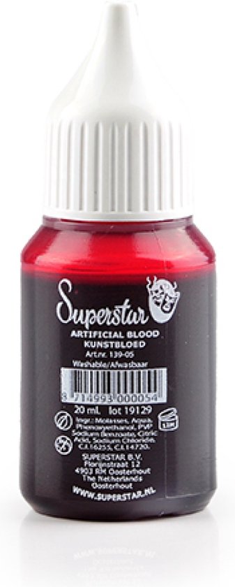 Superstar - Nepbloed - Helder Rood - Dik - 20ml - Nep bloed | bol