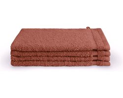 Byrklund washandjes 12 stuks - Hotelkwaliteit - 16x21 - Terra