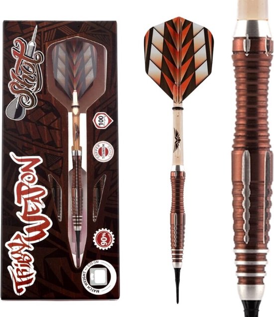 Tribal Weapon 20g Freccette Shot Tribal Weapon Savage 20g - 90% Tungsteno Per Soft Darts Professionale Freccette Shot Tribal Weapon Savage Tungsteno 90% 20g
