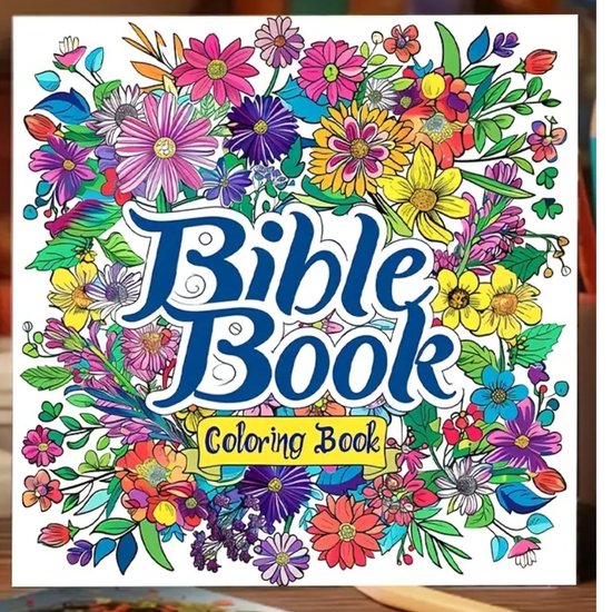 Kleurboek Bijbel Quotes – Kleurboek Volwassenen Bijbel – Kleurboek Christelijke Teksten – 20 Kleurplaten – 20x20cm