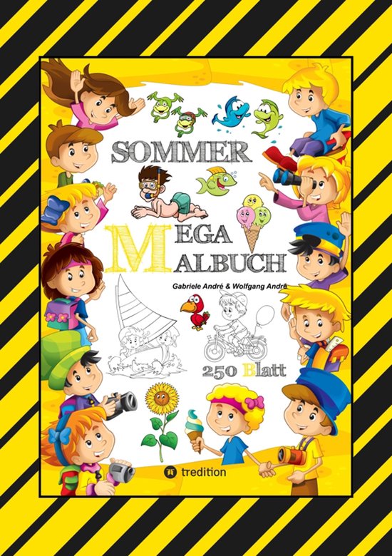 MEGA MALBUCH - SOMMER - URLAUB - MOTORBOOT - JETSKI - SPORT  ... - cover