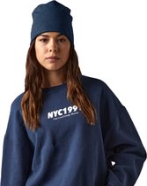 Beechfield Wintermuts Beanie Kiruna - donkerblauw - heren/dames - jersey - lichtgewicht winter mutsen