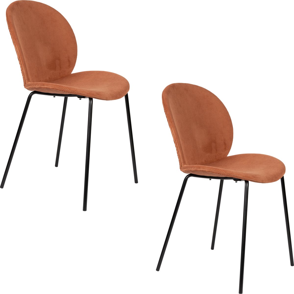 Bonnet Eetkamerstoelen Terracotta - Set van 2