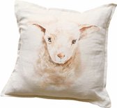 Housse de coussin LOBERON Xénandrine rose/crème