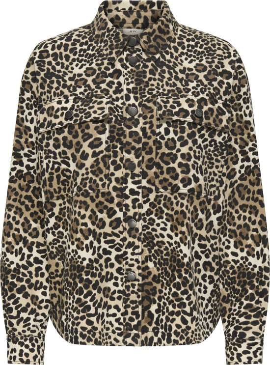 Jacqueline de Yong Jas Jdyray L/s Shacket Pnt 15343450 Pumice Stone Dames Maat - XS