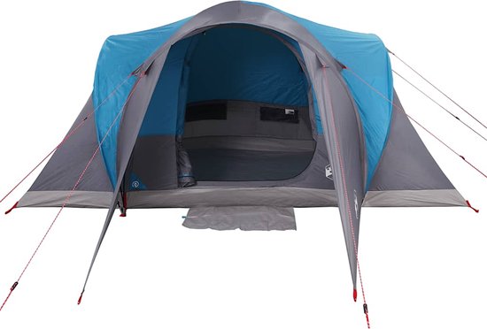 vidaXL Koepeltent - 6-persoons - Waterdicht - Blauw Kampeer Tent - Tent Kopen - Familie Tent - Zes Persoons Tent - Waterdicht Tent van Vidaxl — afbeelding 5