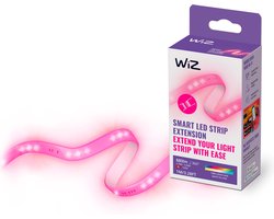 WiZ LED strip - Uitbreidingsset - 1 meter - RGB+W - Makkelijke installatie - Gekleurd en Wit Licht…