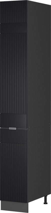 Vicco Armoire à pharmacie Fame- Line, Zwart rayé/Anthracite, 30 cm