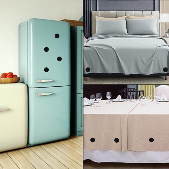 12 pièces poids de rideau imperméables magnétiques extérieurs-poids de rideau rond