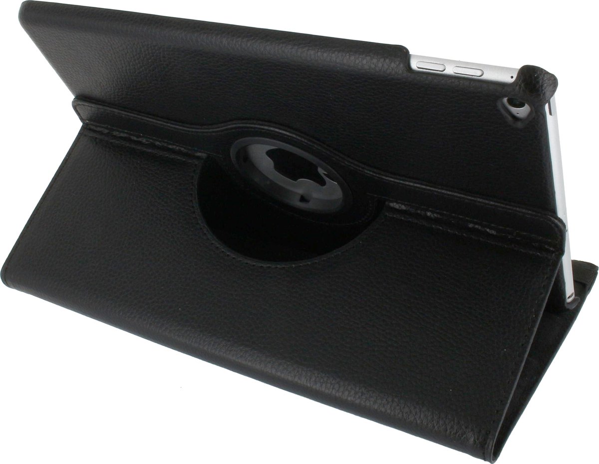 Xccess Tablethoes geschikt voor Apple iPad 6 (2018) Hoes | Xccess Rotating Stand Draaibare Bookcase - Zwart