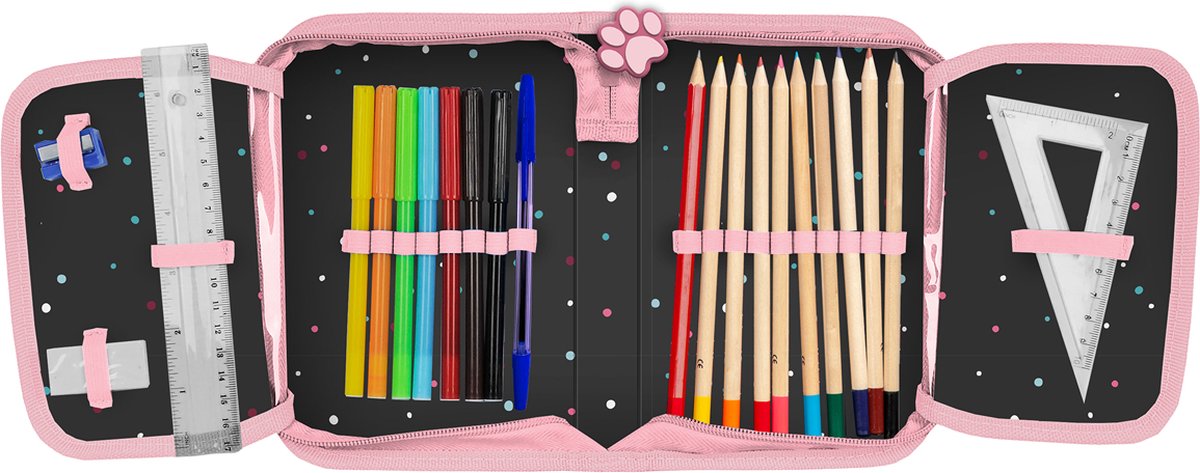 Animal Pictures Gevuld Etui Dogs - 19.5 x 13.5 cm - 22 st. - Polyester