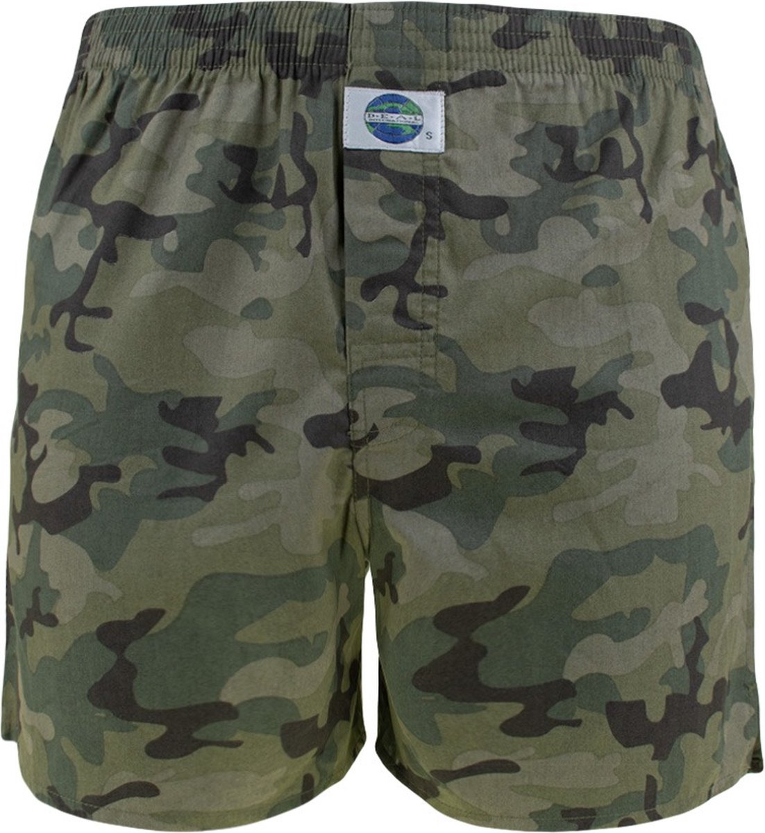 DEAL heren wijde boxershort camouflage groen 192278