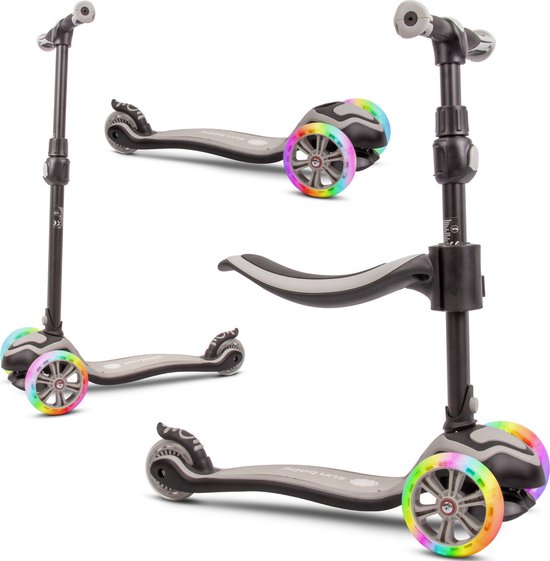 Sun Baby Scooter Voor Kinderen Met Lichtgevende Wielen Van 3 Jaar Kinderstep Driewieler Verstelbare Hoogtes Childrens Scooter Roze 5907798857104