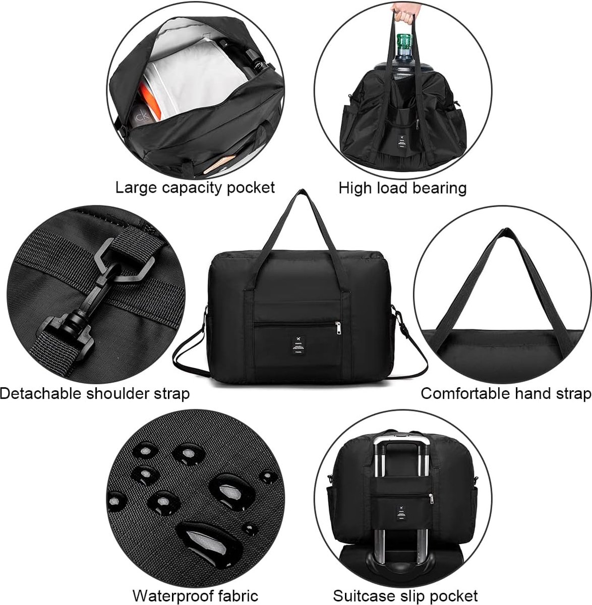 SPAHER Transavia Handbagage 40x30x20 Wizzair Reistas Handbagage Vliegtuig Tas 40x30x20 met Natte Zakken 25L Cabine Reistas Underseater Travel Bag Weekendertas Dames Bagagetas Hand Luggage Bag