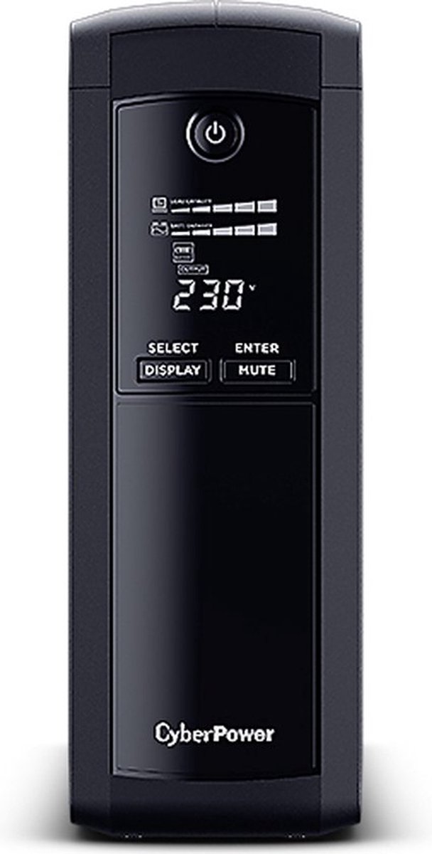 CyberPower VP1200ELCD UPS Line-interactive 1,2 kVA 720 W 4 AC-uitgang(en)
