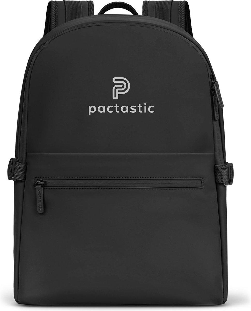 Pactastic Daypack Rugzak met laptopvak Urban Collection Round Top Backpack 44 cm 20L Black Zwart