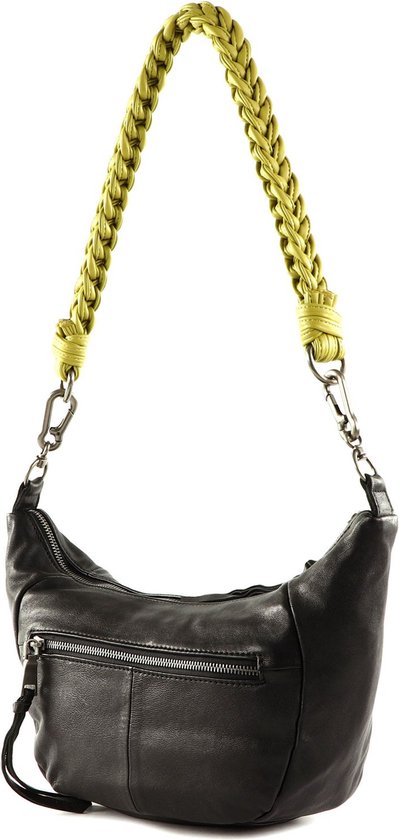 FREDsBRUDER Cuir Sac à épaule bandoulière Sac à épaule Nida Shoulderbag Black Noir