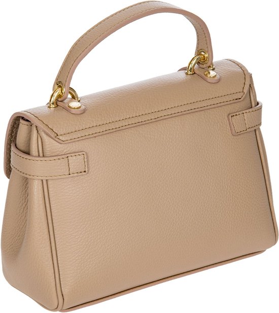 BRIC'S Leren Schoudertas Handtas Gondola Ninfea Bag Cameo Oud roze