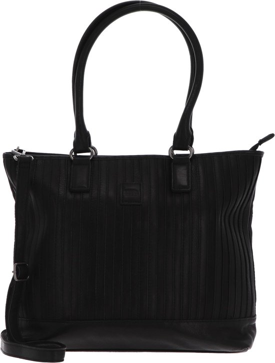 FREDsBRUDER Cuir Sac à épaule Sac à épaule bandoulière Vertical City Bag Black Noir