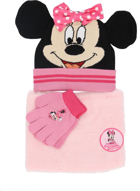 Minnie Mouse Muts, sjaal en handschoen
