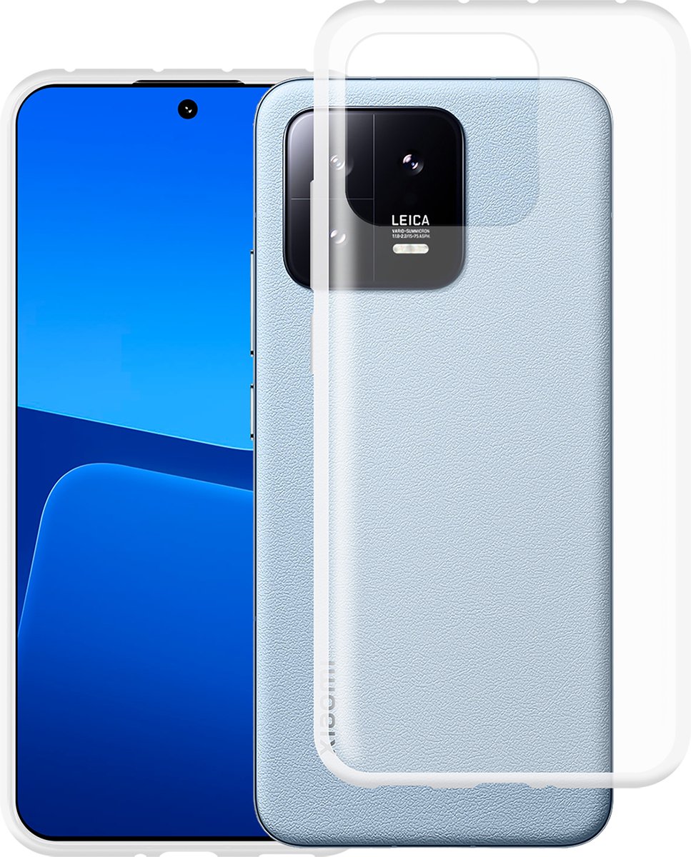 Cazy hoesje geschikt voor Xiaomi 13 Hoesje Siliconen - Flexibele Case - Transparant