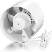 Axiale buisventilator 100 mm afvoerventilator toevoerlucht industriële ventilator