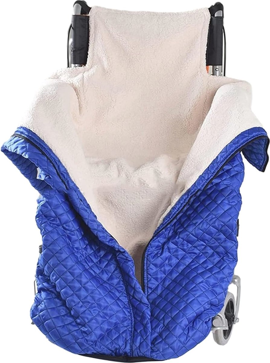 Winddichte rolstoeldeken voor volwassenen - Pluche kniedeken voor optimale warmte en comfort