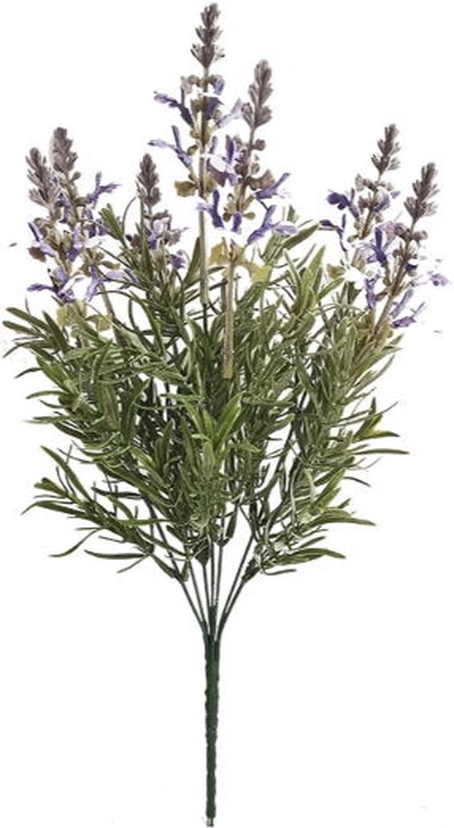Bosje kunstbloemen lavendel 38 cm, lila Buitengewoon de Boet