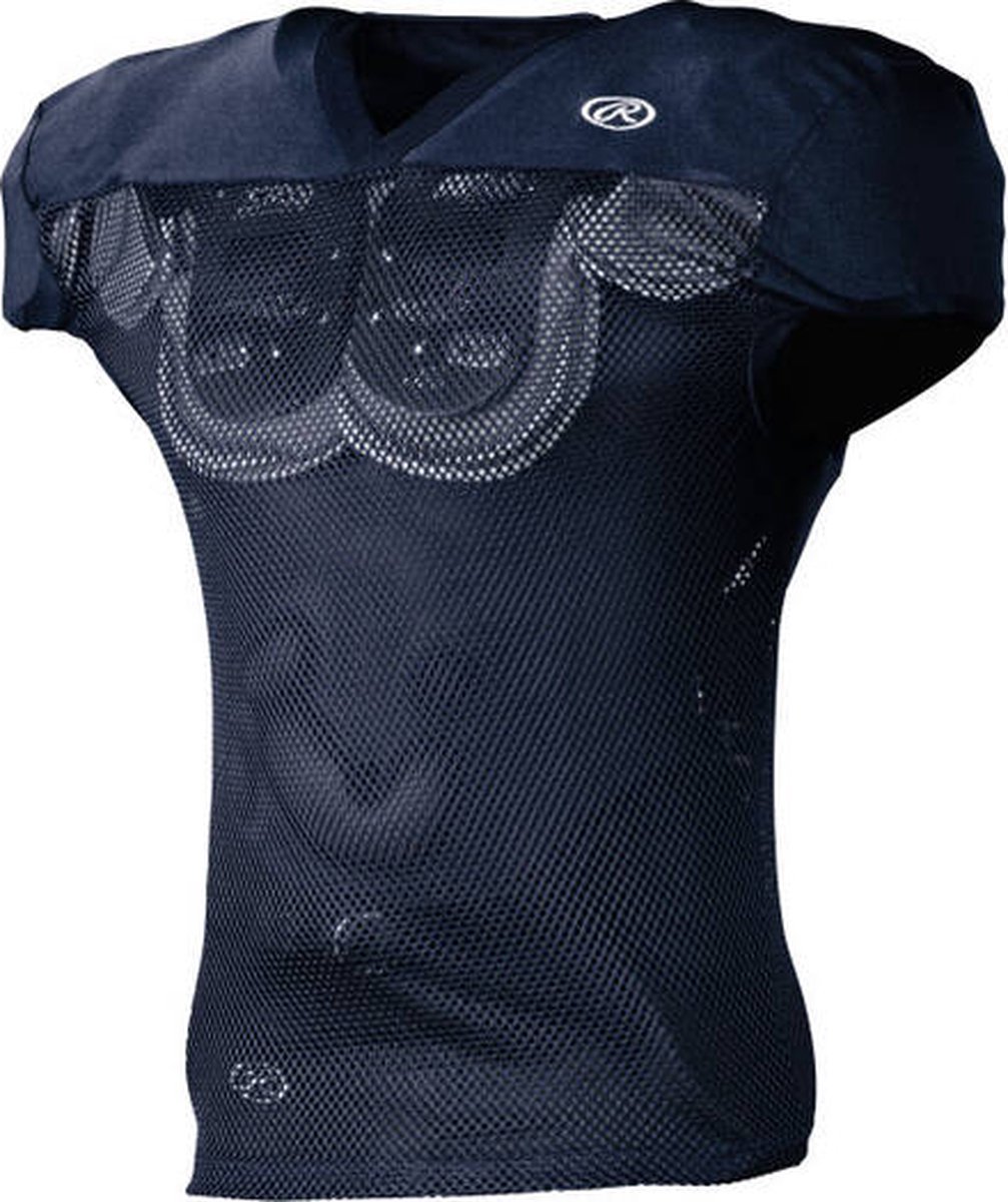 Rawlings FJPR1 Adult XXL Navy Football Jersey voor Sport American Football