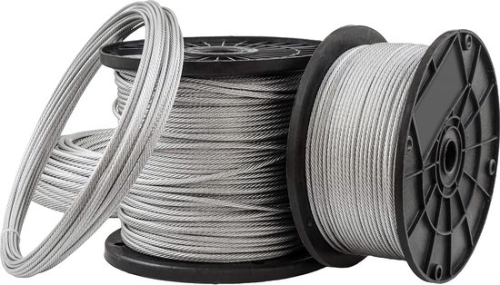 Roestvrij stalen draad, 2,0 mm, 20 m, 316 roestvrij stalen draad