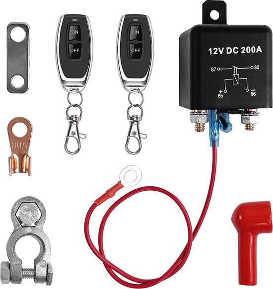 BringLunk2U Accu-scheidingsschakelaar, 12 V, 24 V, 48 V, accuschakelaar