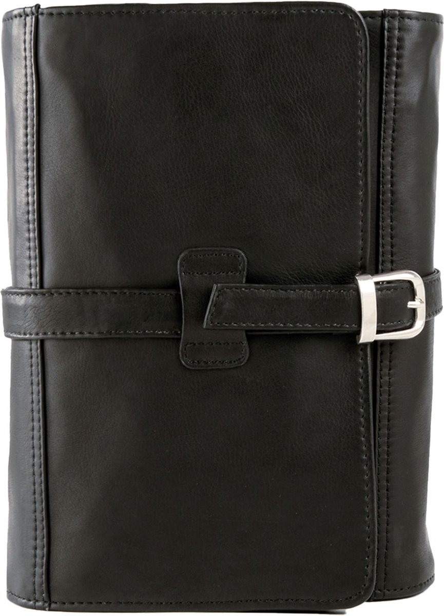 HAROLD'S Leren Toilettas Country Toilet Roll Black Zwart