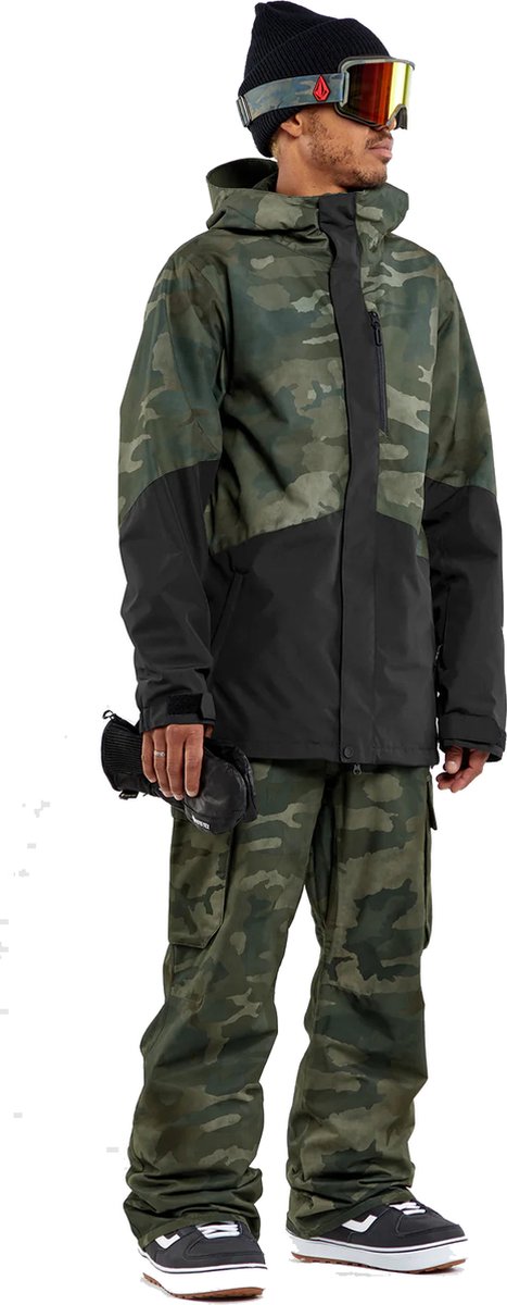 Volcom Insulated Ski- en snowboardjas heren dessin M Zwart