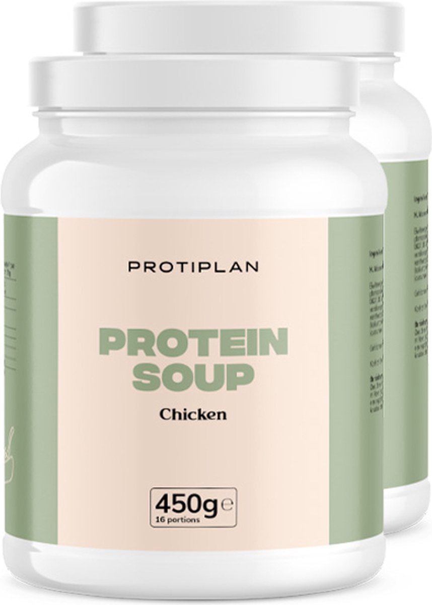 Goedkoopste Protiplan | Voordeelpot Kippensoep | 2 stuks | 2 x 450 gram | Eiwitrijk | Afvallen met gezond en lekker eten!