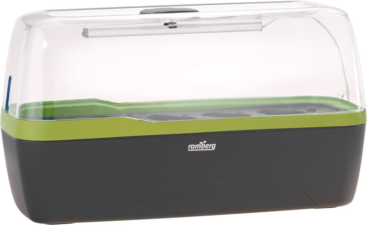 Romberg BoQube L PLUS LED-kas - 2-in-1 kweeksysteem met 5W LED-plantenverlichting, om te bouwen tot plantenbak