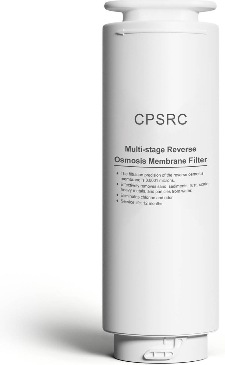 Klarstein Omgekeerde osmose-filter, CF vervangingsfilter voor leidingwater, compatibel met AquaFina 6L, omgekeerde osmose-installatie, accessoires, mineralisatie en actieve koolfilter, 1 x vervangende