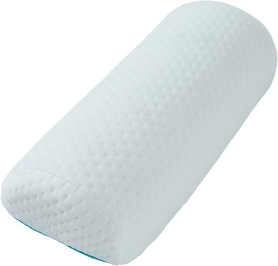 Foto: New bed viscoelastic bolster pillow with machine washable and removable cover 41l x 17b x 9h cm