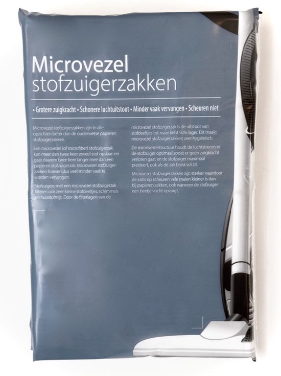 McFilter ESM 16 Lot de 10 sacs d'aspirateur, adaptés à Philips FC8245/09 PowerGo et bien d'autres