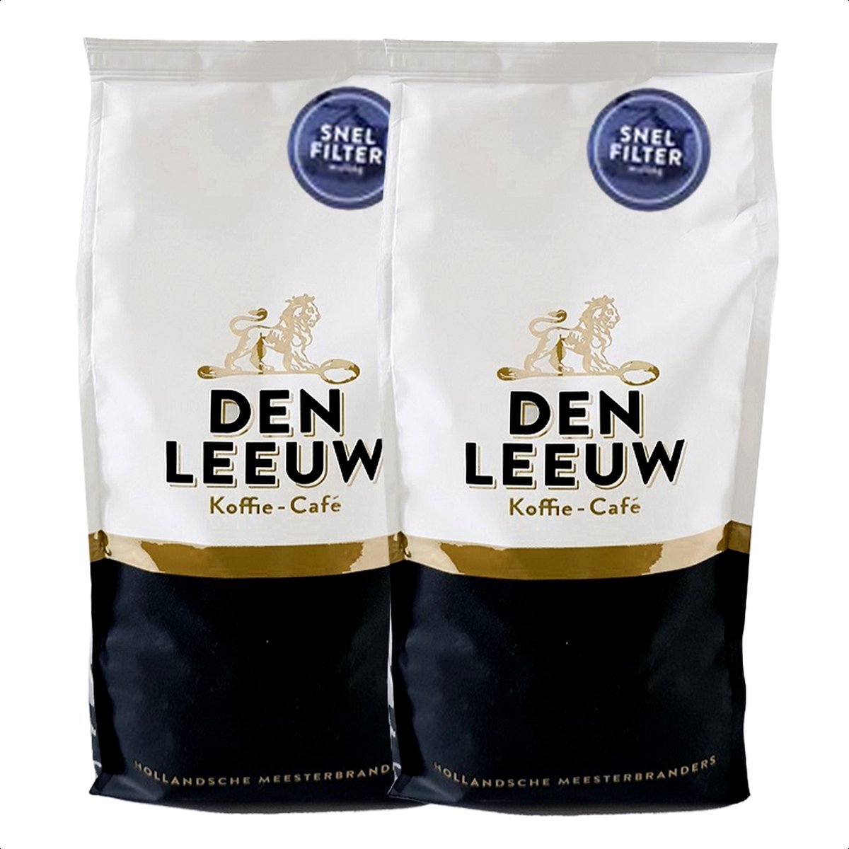 Goedkoopste Den Leeuw Koffie - Filterkoffie - Compatibel met Koffiezetapparaten - Gemalen Koffie - 2 KG