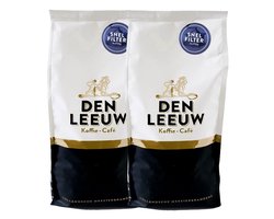 Den Leeuw Koffie - Filterkoffie - Compatibel met Koffiezetapparaten - Gemalen Koffie - 2 KG