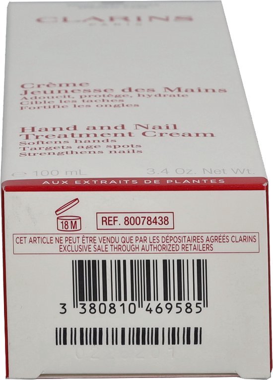 Clarins Crème Jeunesse des Mains 100 ml