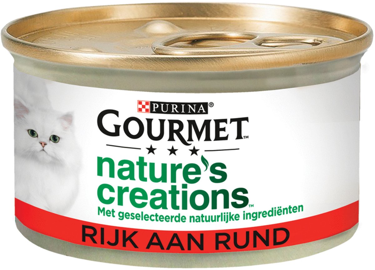 Gourmet Nature's Creations Kattenvoer Nat Rund 85 gr