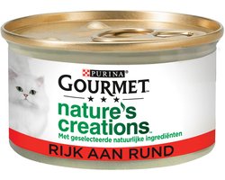 Gourmet Nature's Creations Kattenvoer Nat Rund 85 gr