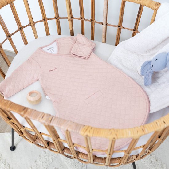 BEMINI Babyslaapzak - MAGIC BAG 1-4m - TOG 1.5 - Gewatteerd comfort - Blush — afbeelding 4