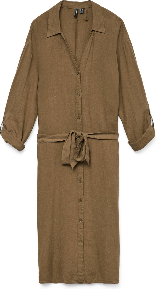 VERO MODA - VMLINN LOOSE CALF SHIRT WVN NOOS - Dames - Blouses
