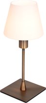 Lampe de table Steinhauer Ancilla - E14 (petit culot) - bronze et opale