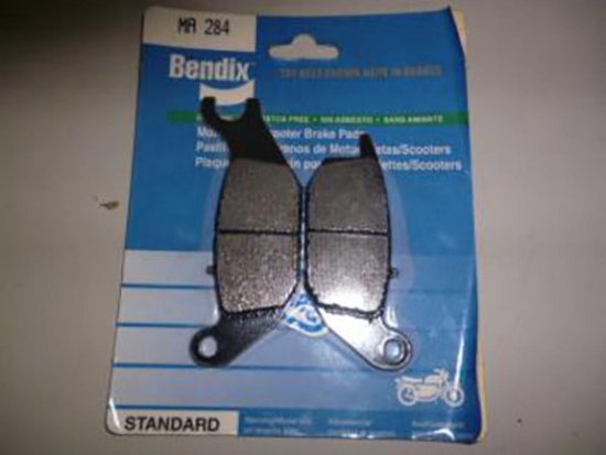 Plaquette de frein Bendix pour moto Honda 125 Varadero 2001-2008 MA284 Neuf