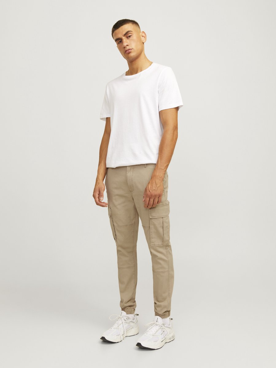 Jack & Jones Broek Jrebmichael Slim Show Noos 12262655 Crockery Mannen Maat - W36 X L32 — afbeelding 7